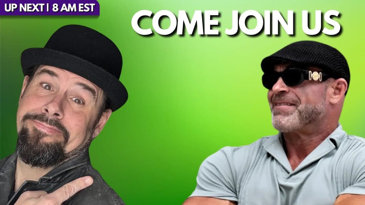 Black Wood Tea for Focus + Remote Work Productivity Tips | LIVE Men's Morning Show #2059