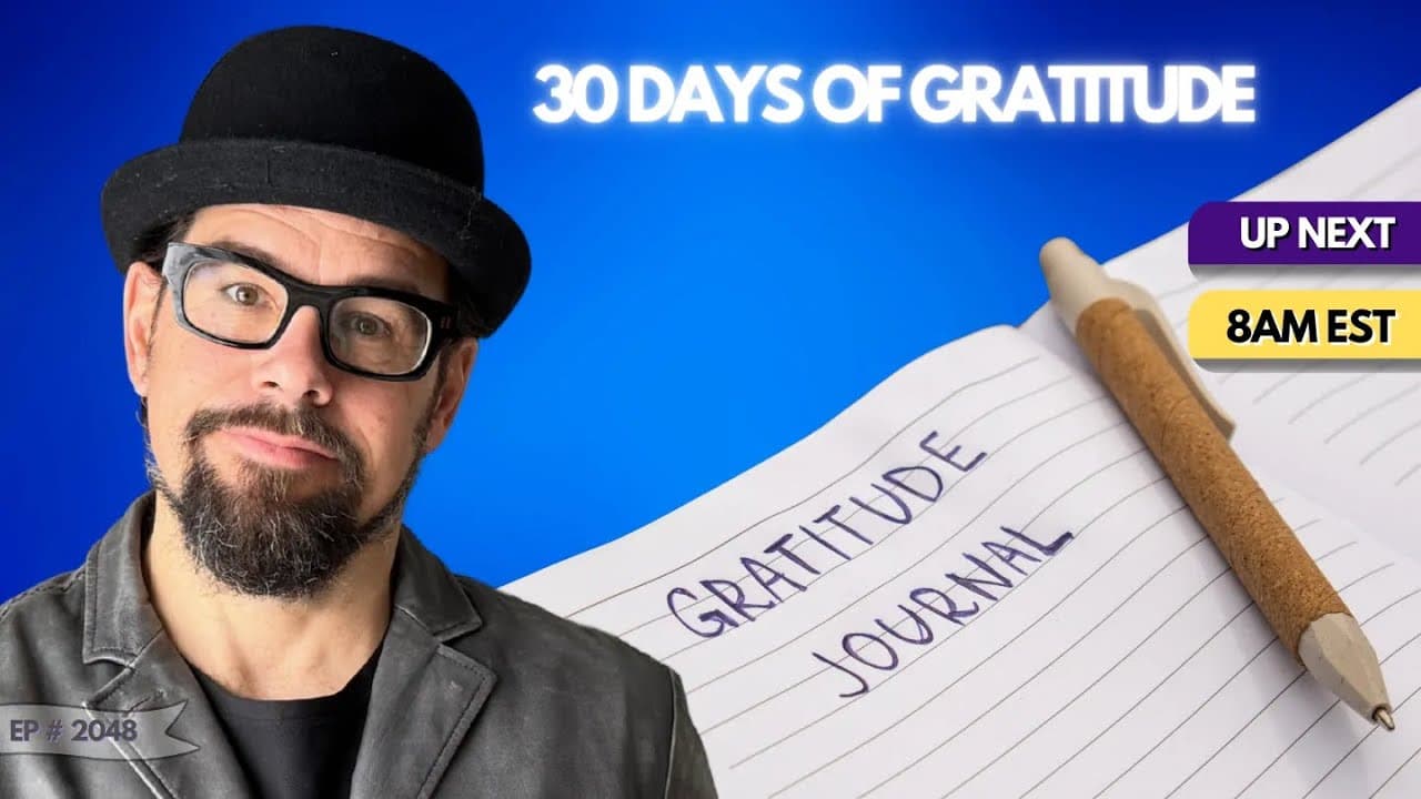 I Committed to Gratitude for 30 Days & It Rewired My Brain | Science-Backed Mindset Shift