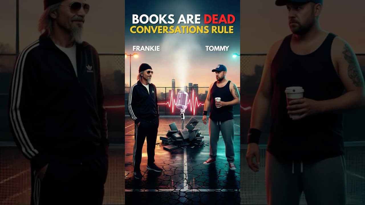 Books Are Dead. Conversations Rule — The Tennis Court Rant 🏠